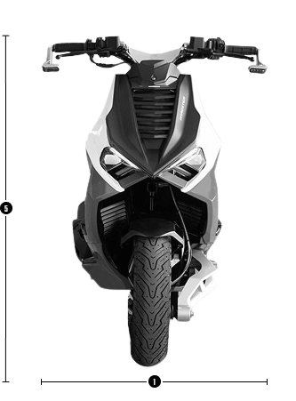 Black Red - Front View